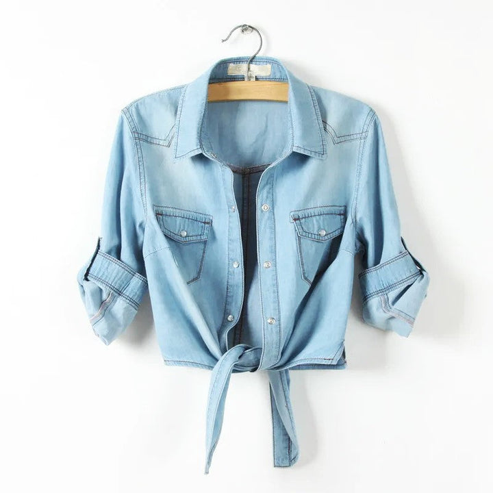 Harper Brooklyn | Denim Crop Top