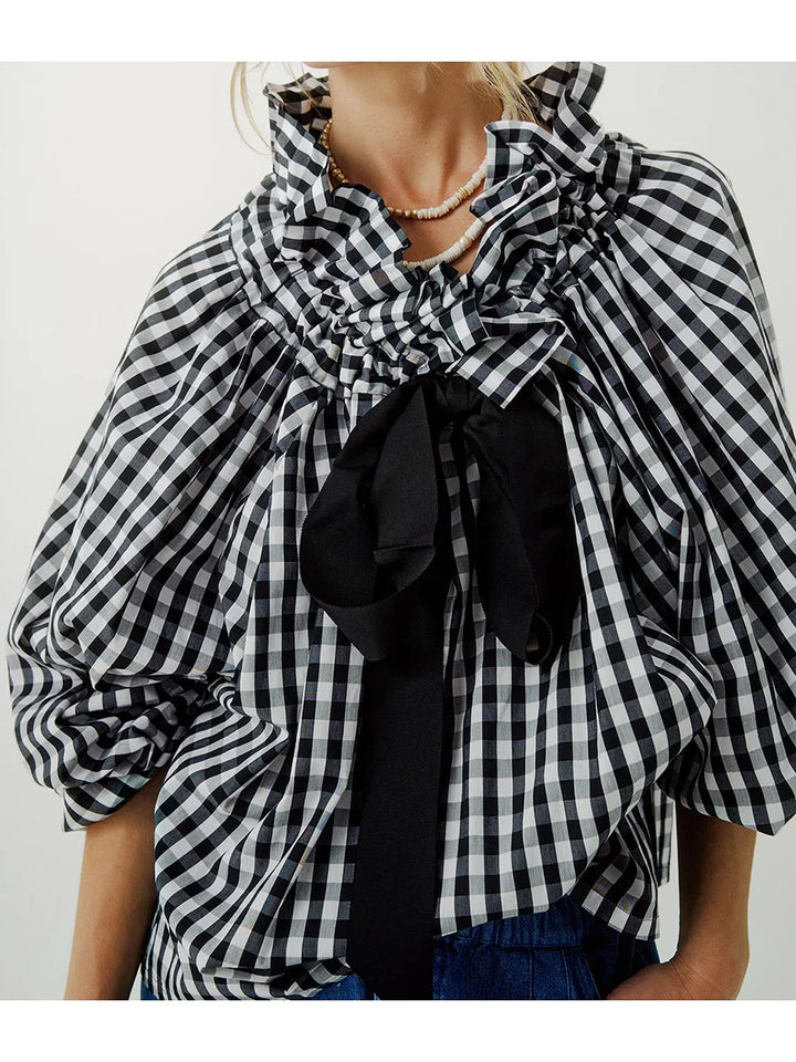 Harper Brooklyn | Puffed Cotton Blouse