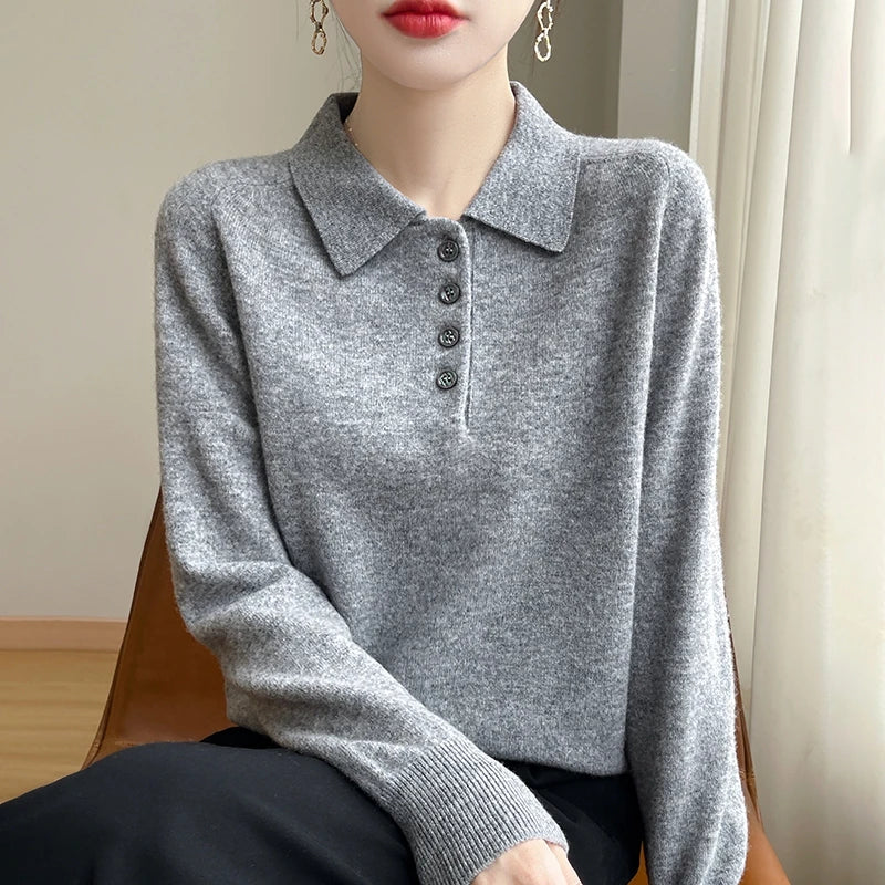 Harper Brooklyn| Wool Polo Sweater