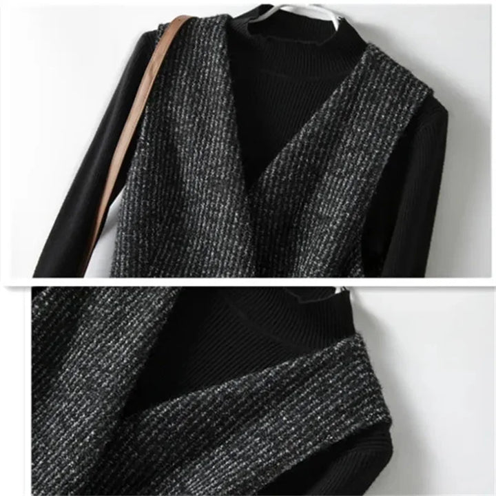 Harper Brooklyn| Textured Wrap Vest