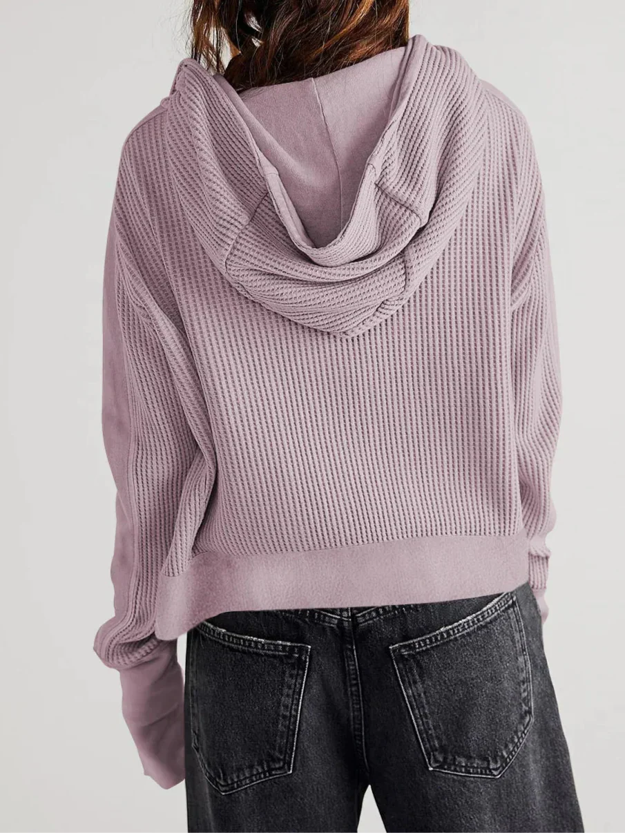 Harper Brooklyn | Waffle Hoodie