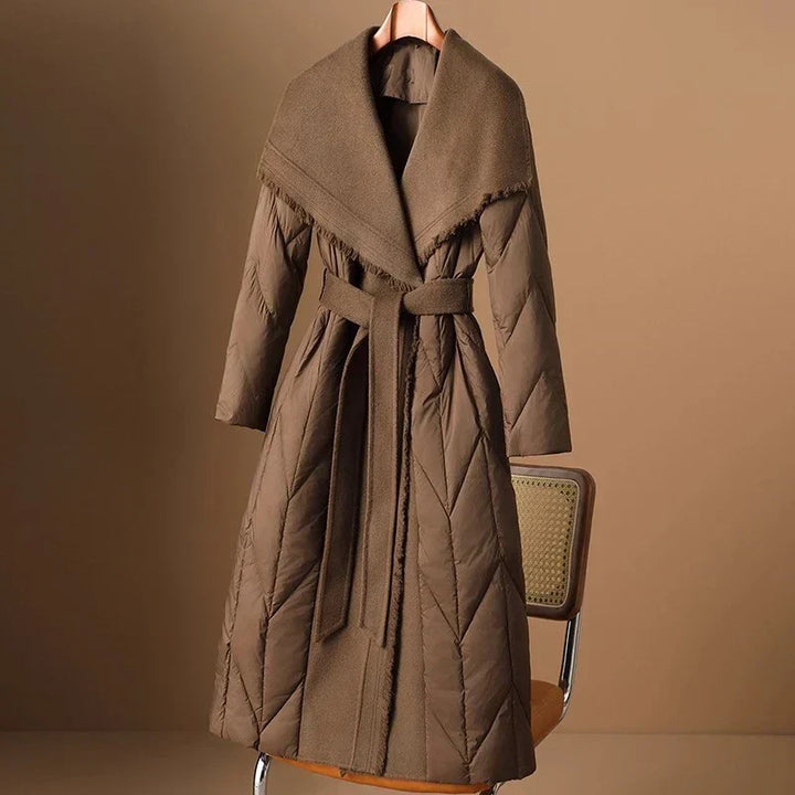 Harper Brooklyn | Down Coat with Wool Trim