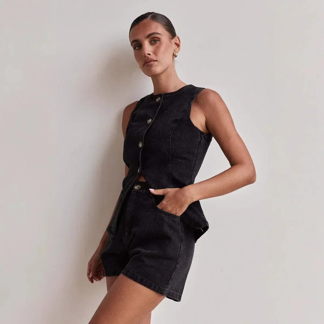 Harper Brooklyn| Denim Set - 100% Cotton