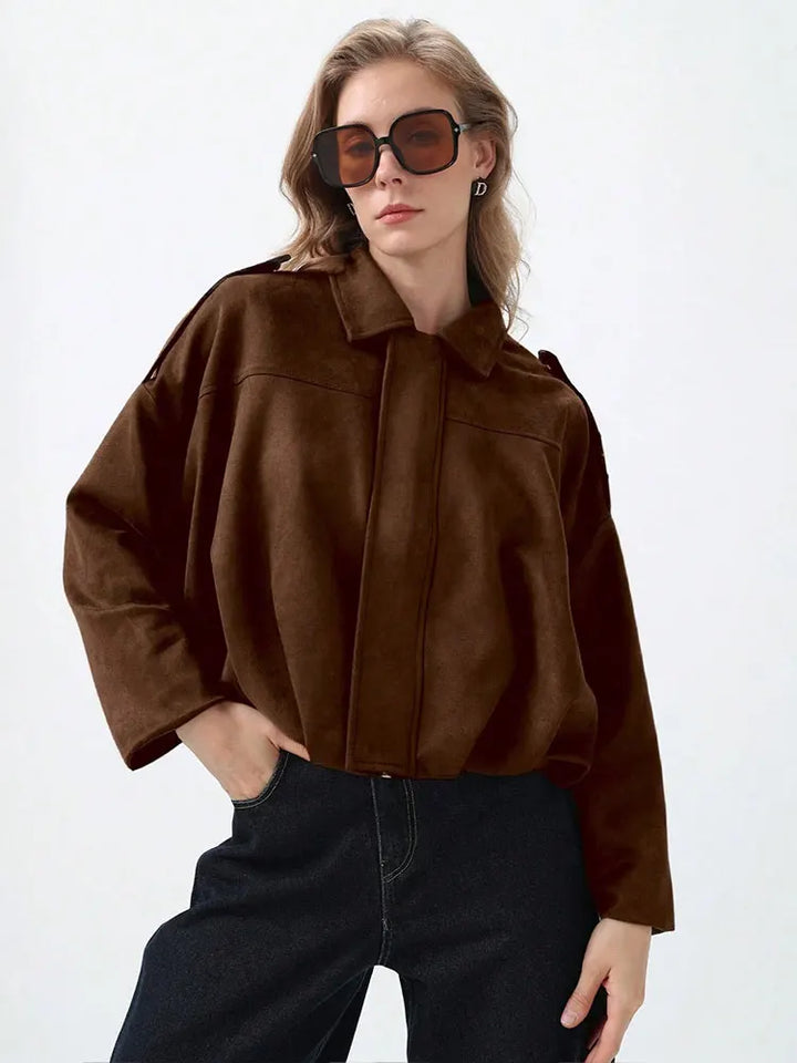 Harper Brooklyn | Women's Suede Bomber