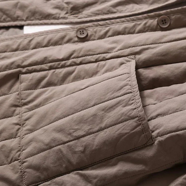 Harper Brooklyn | Quilted Hooded Coat