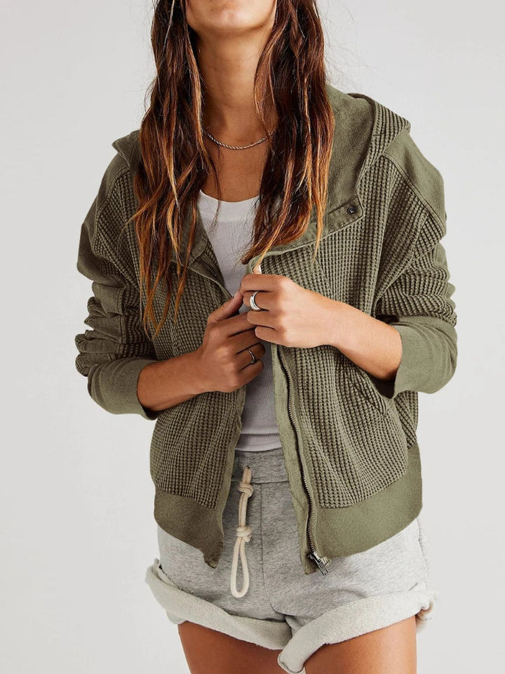 Harper Brooklyn | Waffle Hoodie