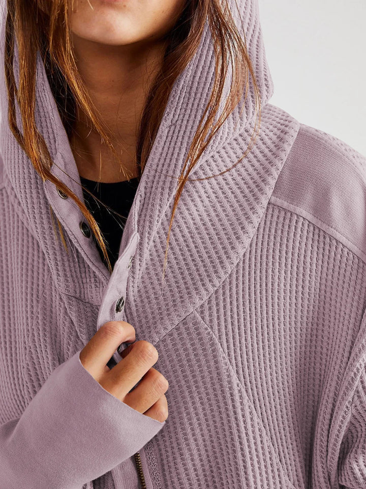 Harper Brooklyn | Waffle Hoodie