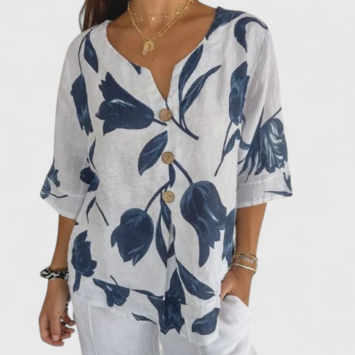 Harper Brooklyn | Floral Print Blouse