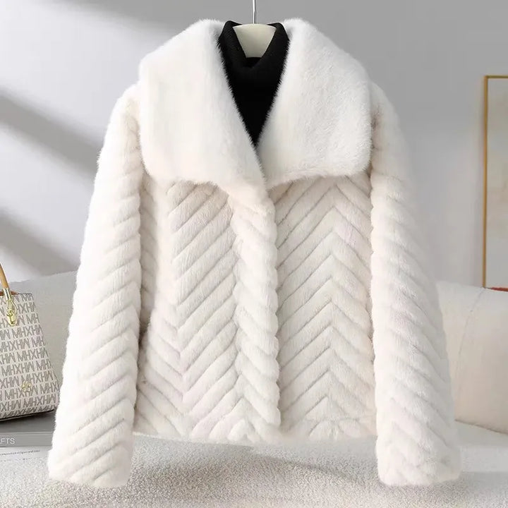 Harper Brooklyn | Faux Mink Jacket