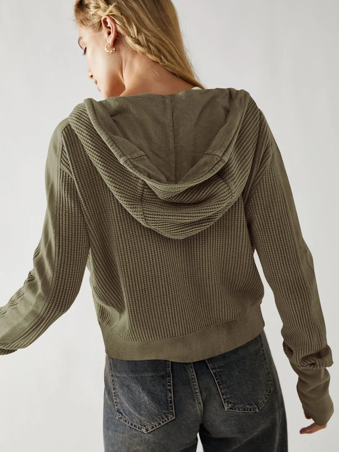 Harper Brooklyn | Waffle Hoodie