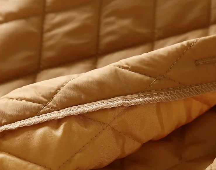 Harper Brooklyn | Quilted Long Coat