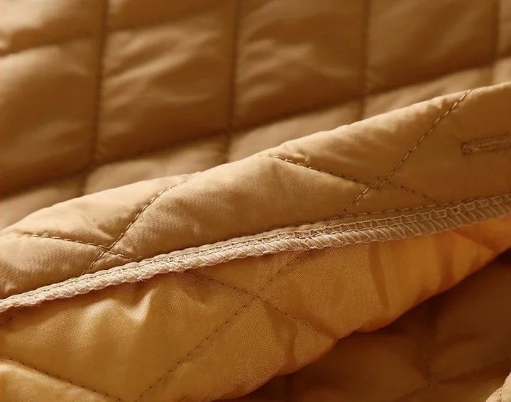 Harper Brooklyn | Quilted Long Coat