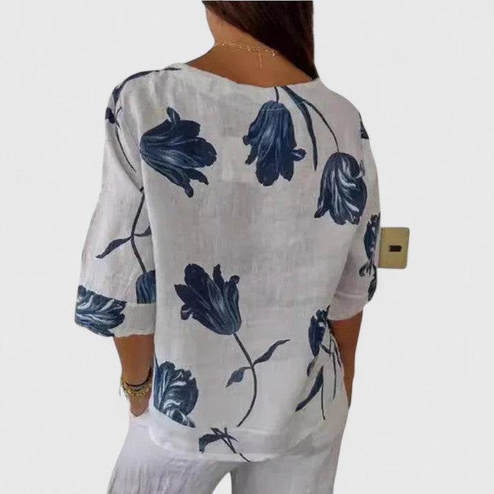Harper Brooklyn | Floral Print Blouse
