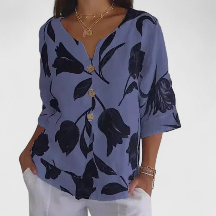 Harper Brooklyn | Floral Print Blouse