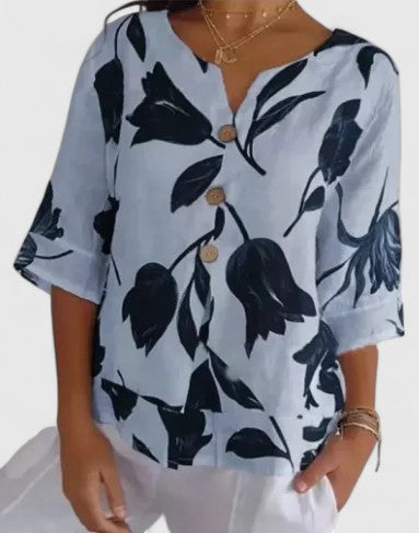 Harper Brooklyn | Floral Print Blouse