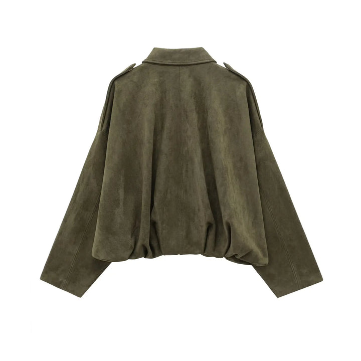 Harper Brooklyn | Women's Suede Bomber