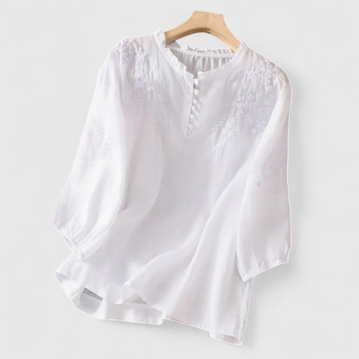 Harper Brooklyn| Blouse, Button-Front