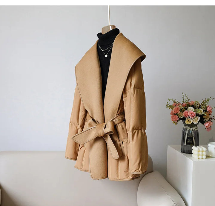 Harper Brooklyn | Belted Down Jacket