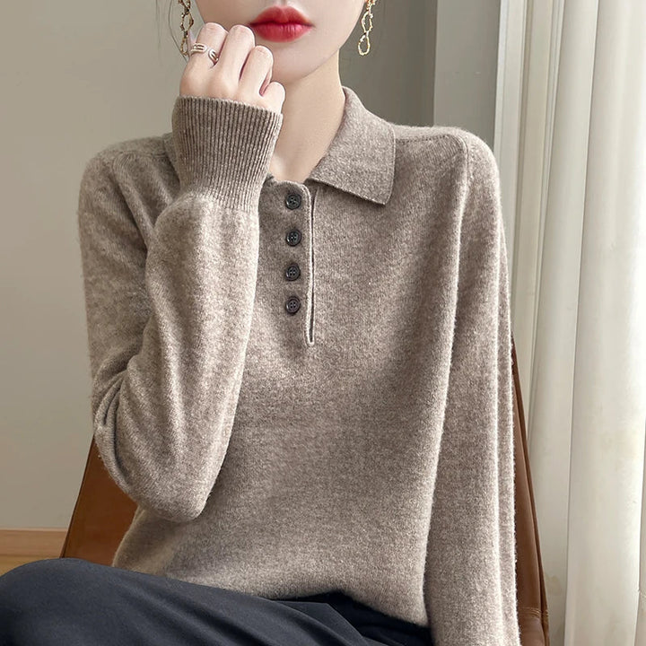 Harper Brooklyn| Wool Polo Sweater