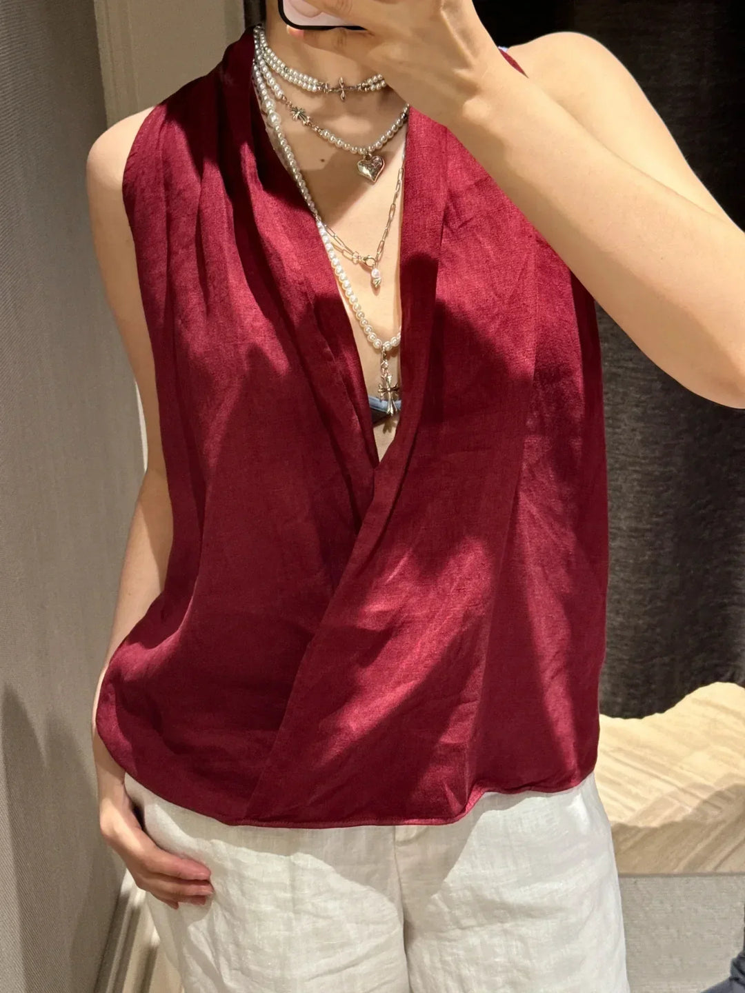 Harper Brooklyn | Drape Linen Vest
