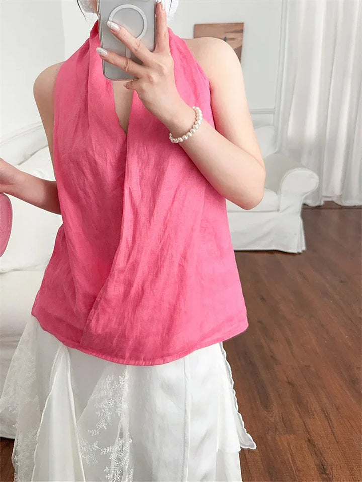 Harper Brooklyn | Drape Linen Vest
