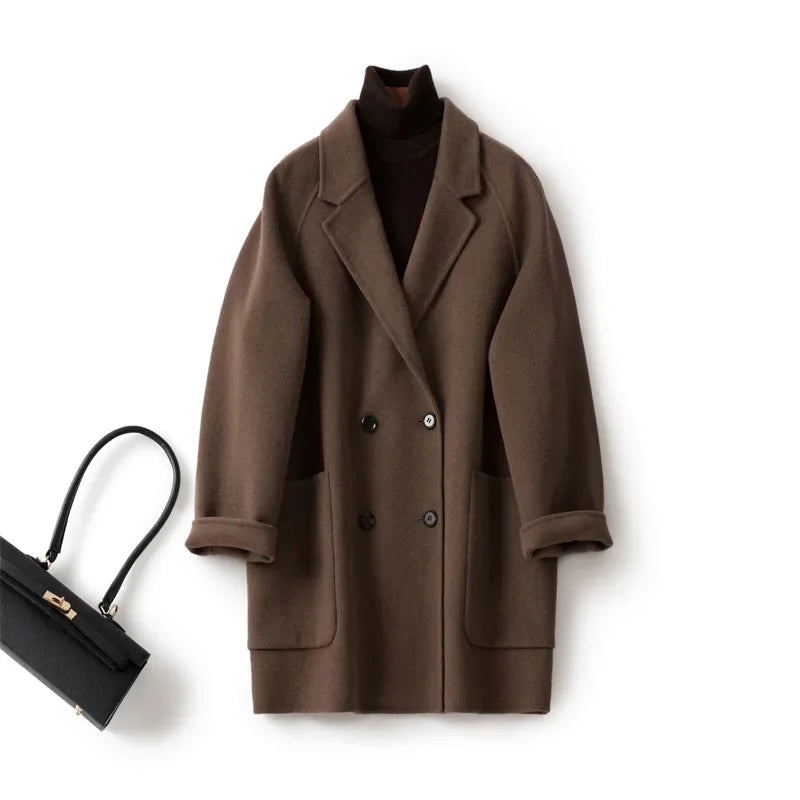 Harper Brooklyn | Wool Herringbone Coat