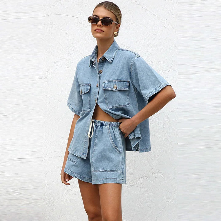 Harper Brooklyn | Denim 2-Piece Set