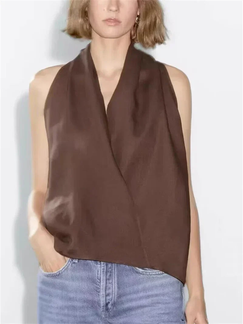 Harper Brooklyn | Drape Linen Vest