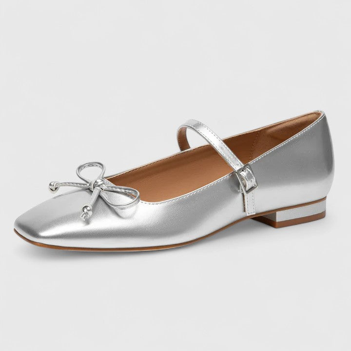 Harper Brooklyn | Orthopedic Square Toe Ballet Flats