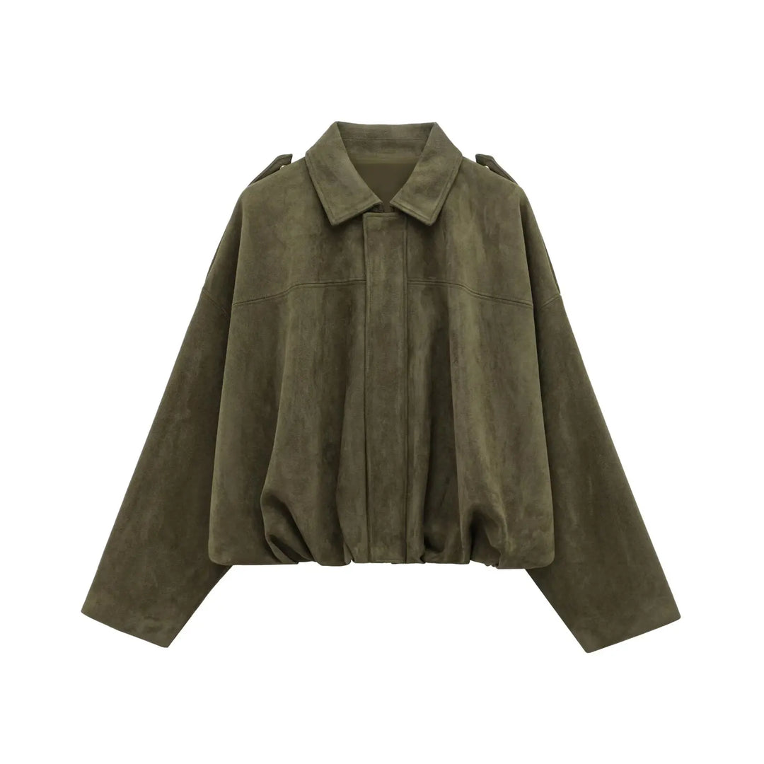 Harper Brooklyn | Women's Suede Bomber