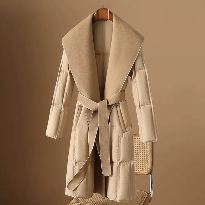 Harper Brooklyn| Down Coat with Wool Collar