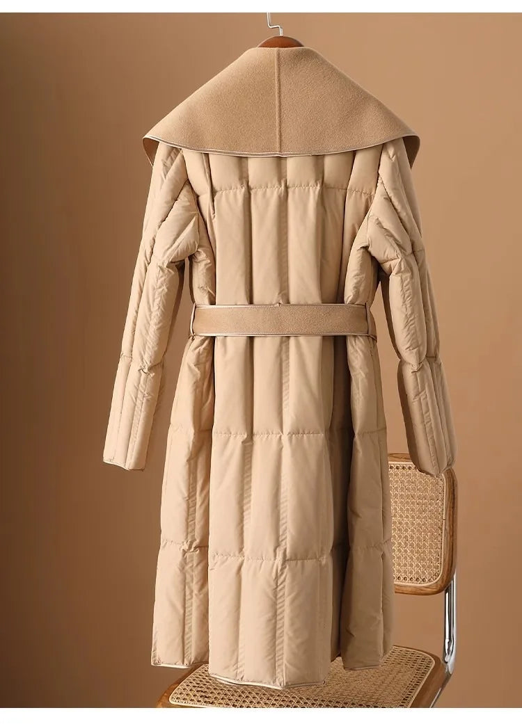Harper Brooklyn| Down Coat with Wool Collar