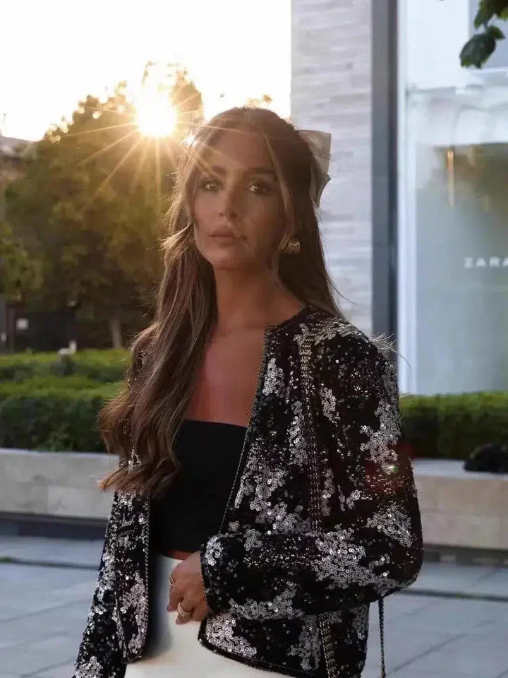 Harper Brooklyn | Sequin jacket