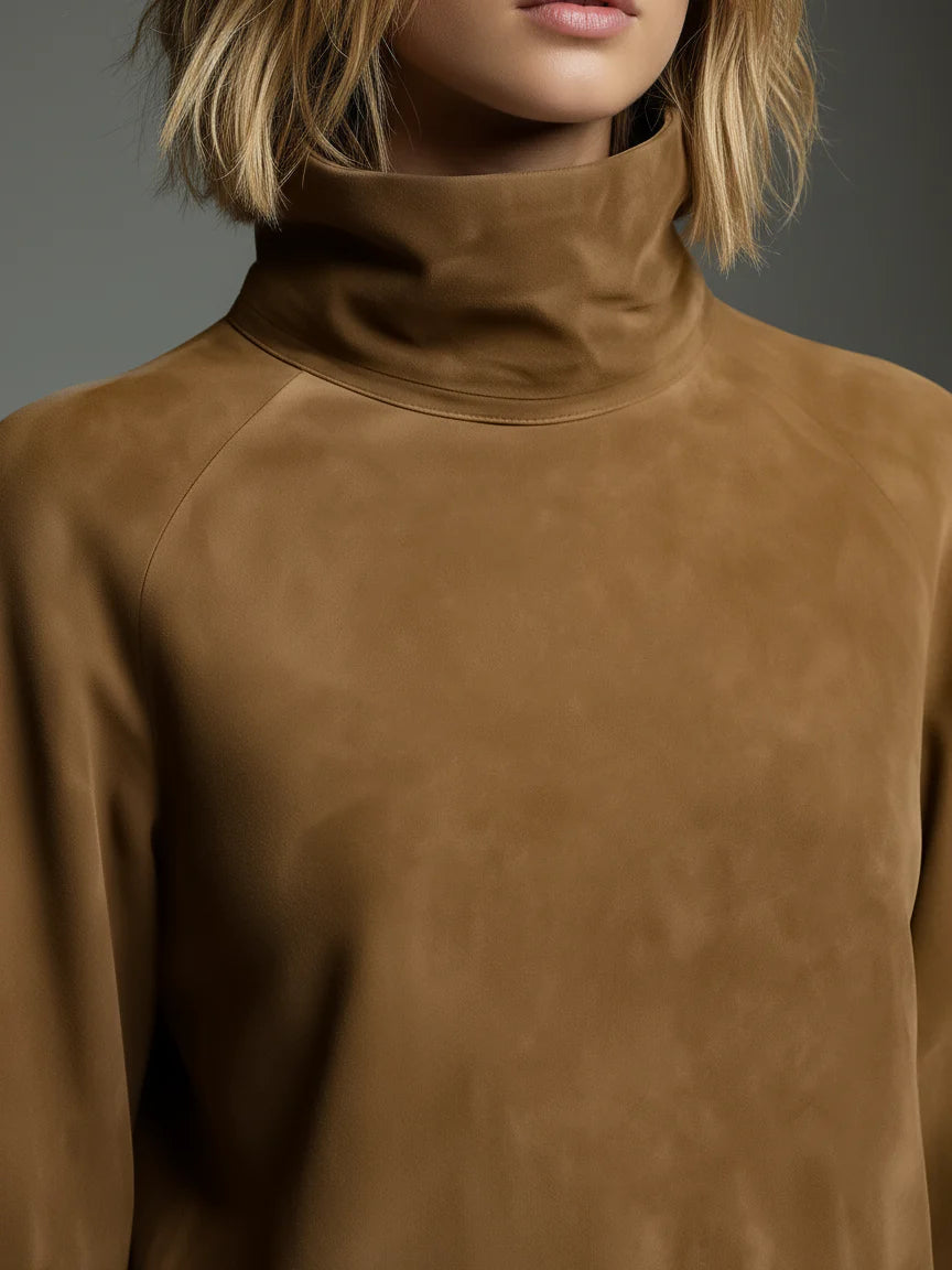 Harper Brooklyn| Turtleneck Mini Dress, Vintage Style