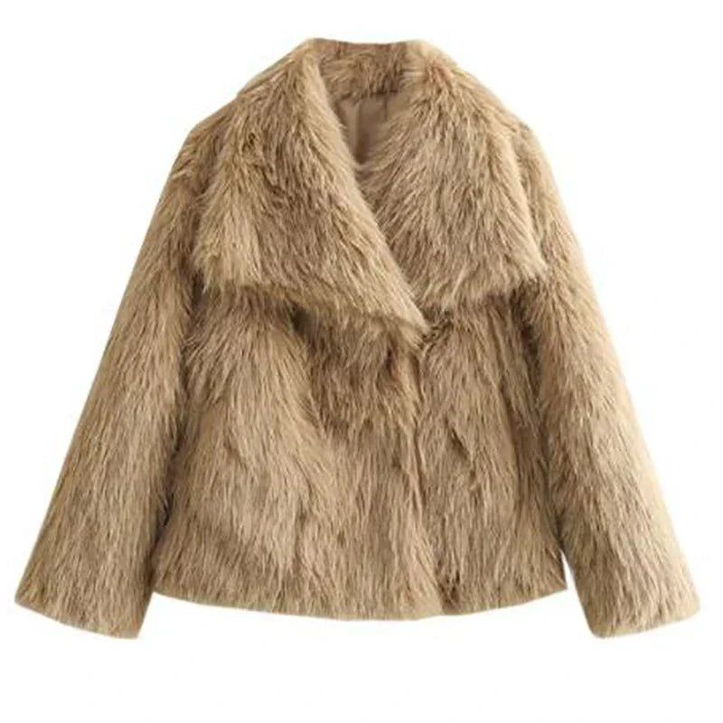 Harper Brooklyn | Women’s Relaxed Fit Faux Fur Jacket