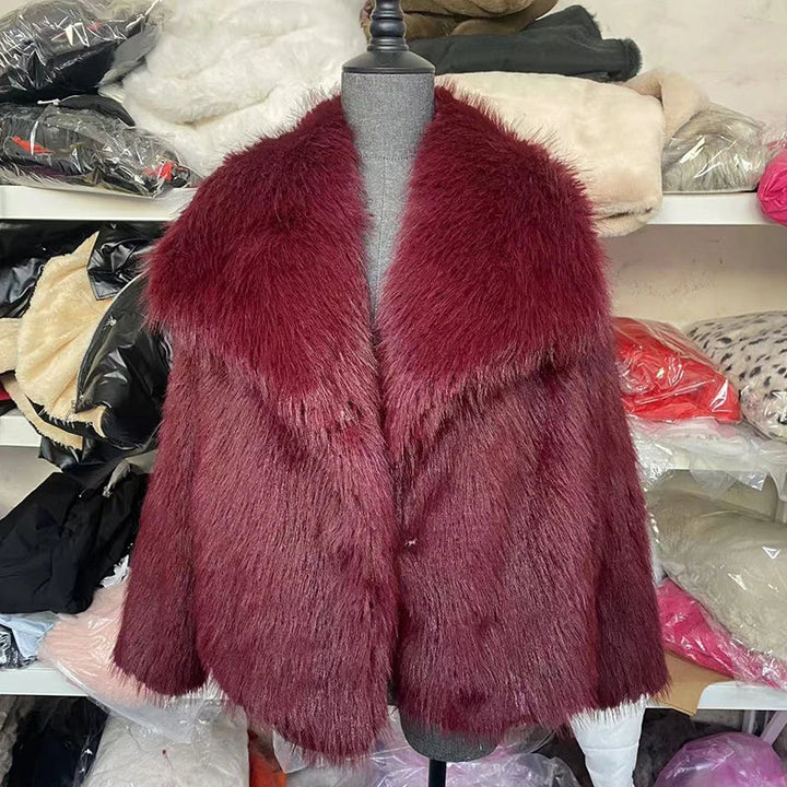 Harper Brooklyn | Women’s Relaxed Fit Faux Fur Jacket