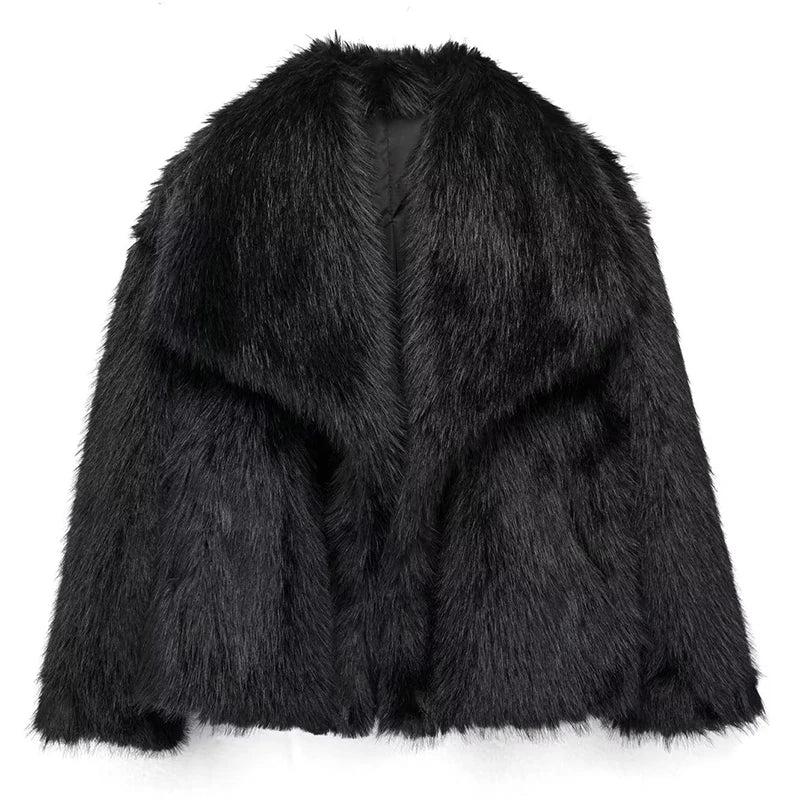 Harper Brooklyn | Women’s Relaxed Fit Faux Fur Jacket