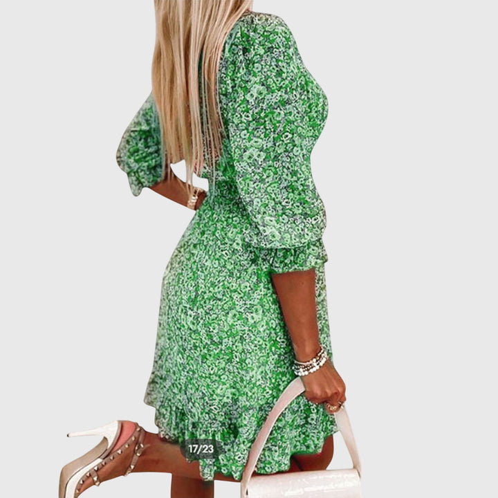 Harper Brooklyn| Dress - Floral, Puff Sleeve