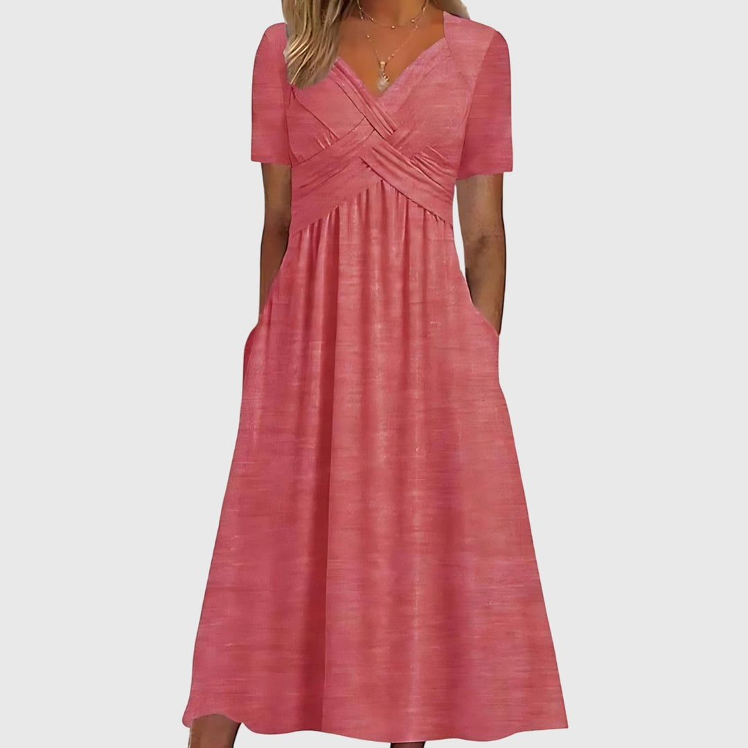 Harper Brooklyn| Midi Dress, Tummy Control