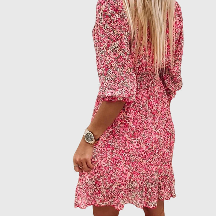 Harper Brooklyn| Dress - Floral, Puff Sleeve