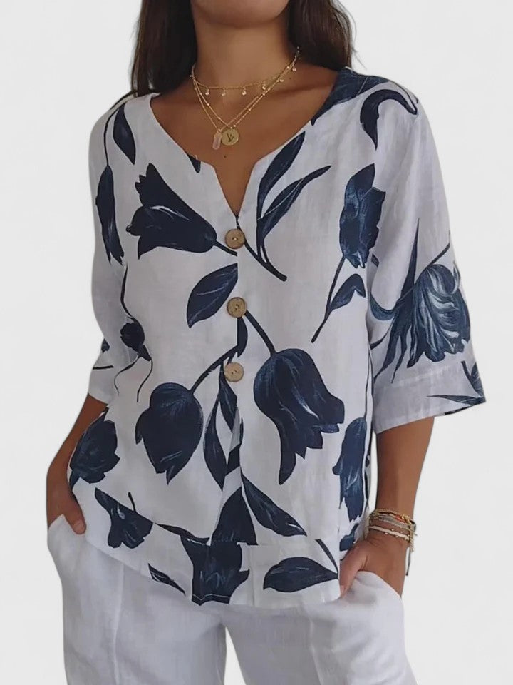 Harper Brooklyn | V-Neck Blouse
