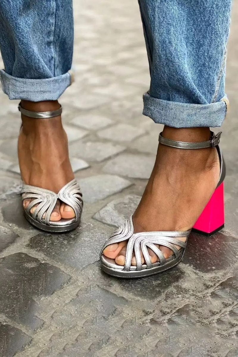 Harper Brooklyn | Block Heels in Neon