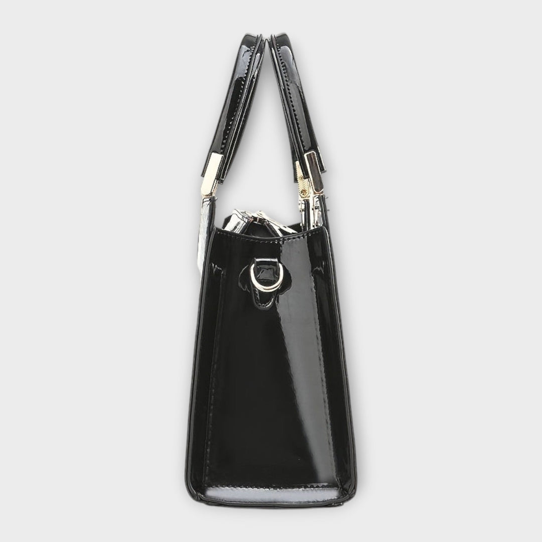Harper Brooklyn| Handbag - Glossy Crocodile Pattern