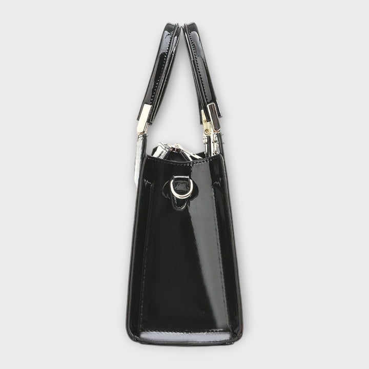 Harper Brooklyn| Handbag - Glossy Crocodile Pattern