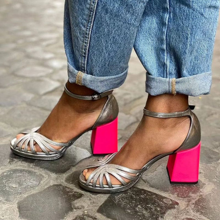 Harper Brooklyn | Block Heels in Neon