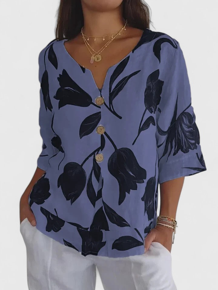 Harper Brooklyn | V-Neck Blouse