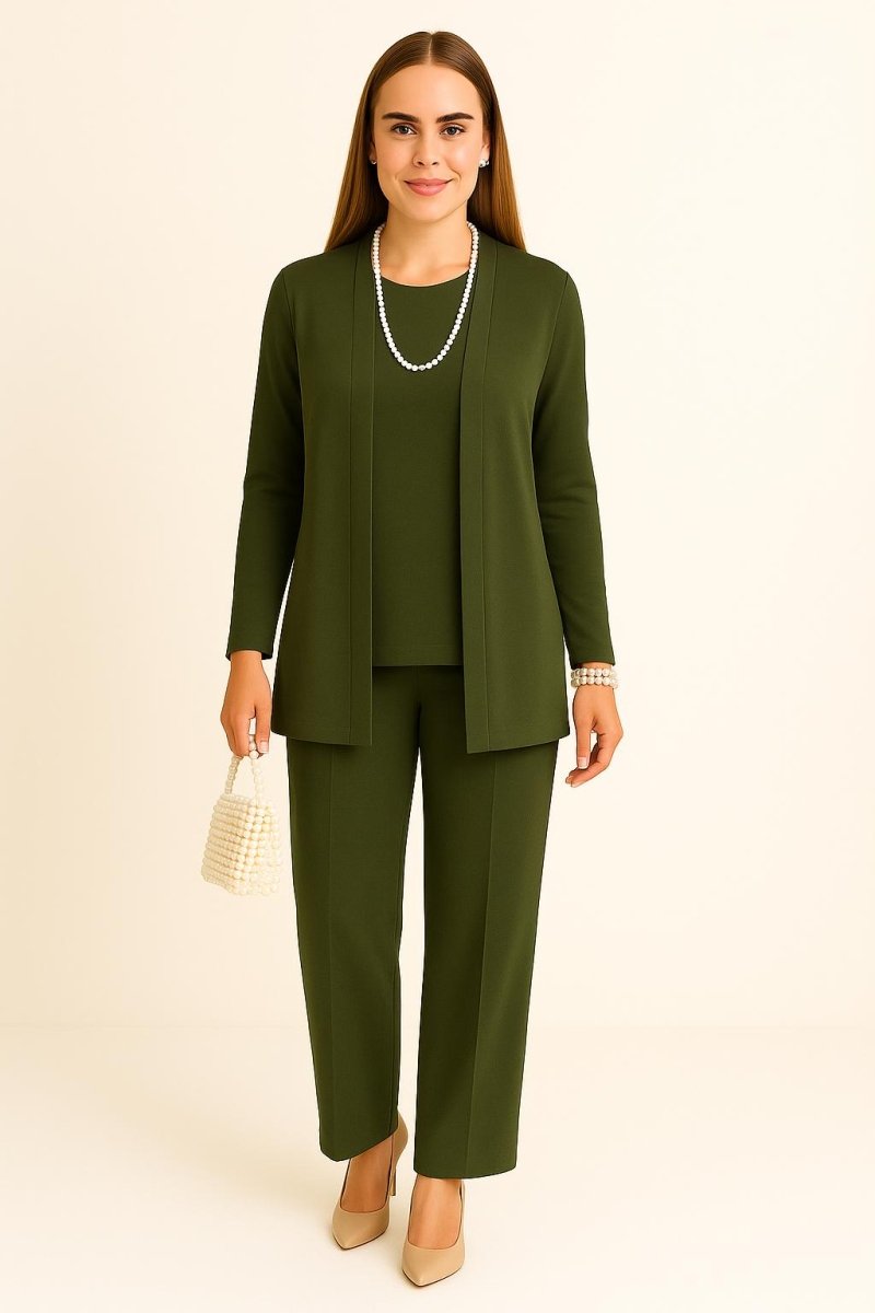 Harper Brooklyn | Cardigan, Top and Trousers Set