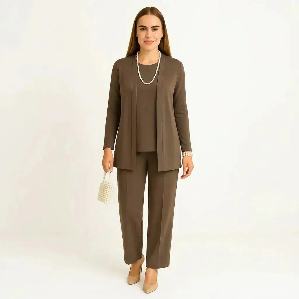 Harper Brooklyn | Cardigan, Top and Trousers Set