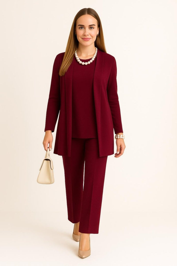 Harper Brooklyn | Cardigan, Top and Trousers Set