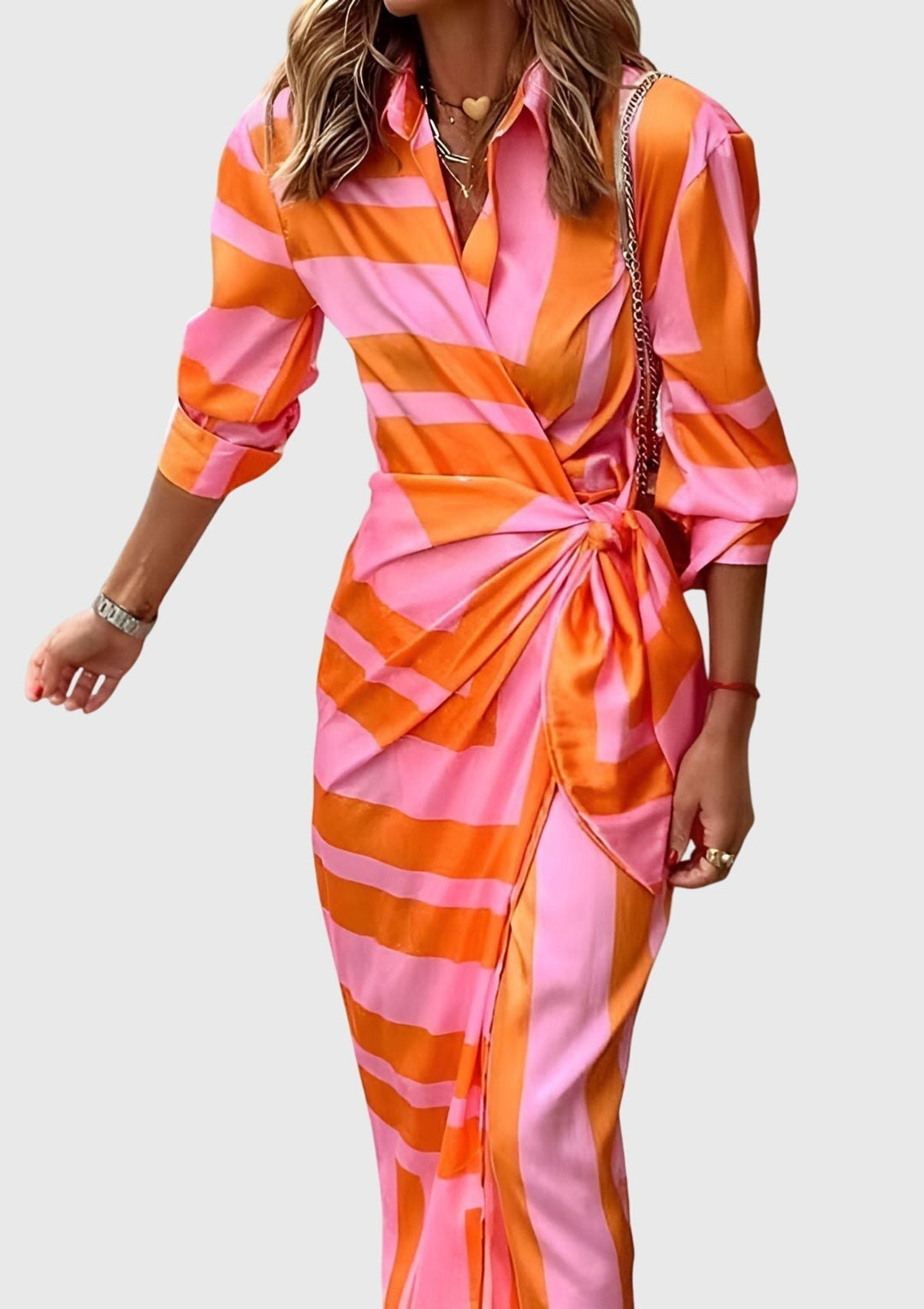 Harper Brooklyn | Wrap Dress with Print